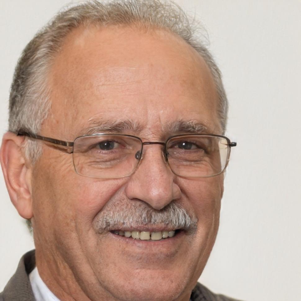 Profesional masculino sonriendo en ambiente de oficina moderna
